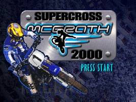 Jeremy McGrath Supercross 2000 Title Screen